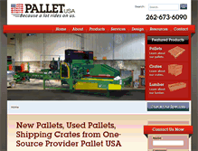 Tablet Screenshot of palletusa.com